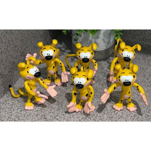 MarsupiLami Figures Bend-Ems Bendable Poseable Figure 90's Lot of 6 - Picture 2 of 3
